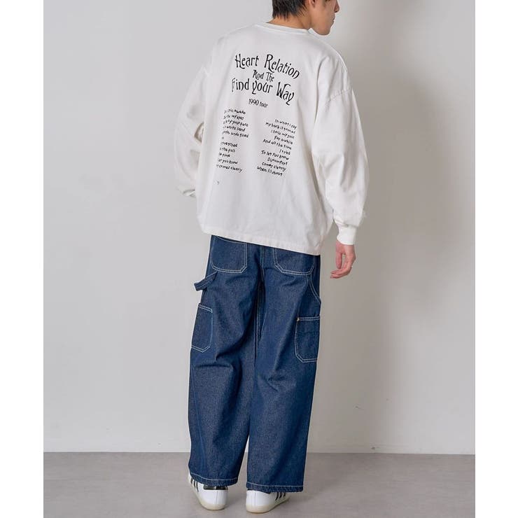 ユニセックス】ダブルニーデニムパンツ[品番:EHEW0048046 ユニセックス】ダブルニーデニムパンツ[品番:EHEW0048046