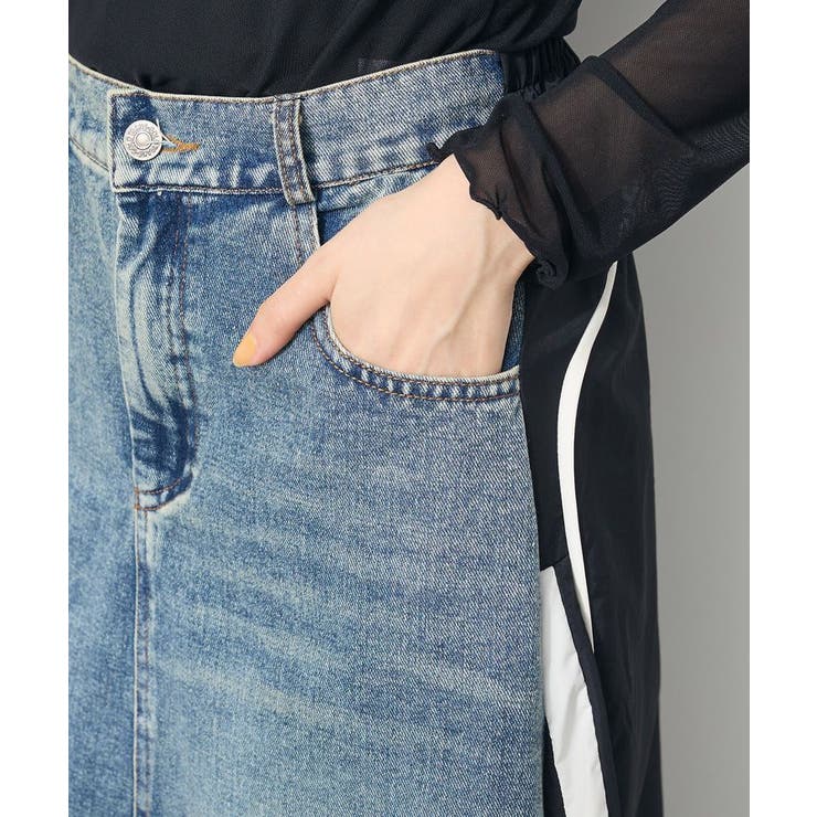 デニム切替異素材スカート | CRAFT STANDARD BOUTIQUE | 詳細画像23 