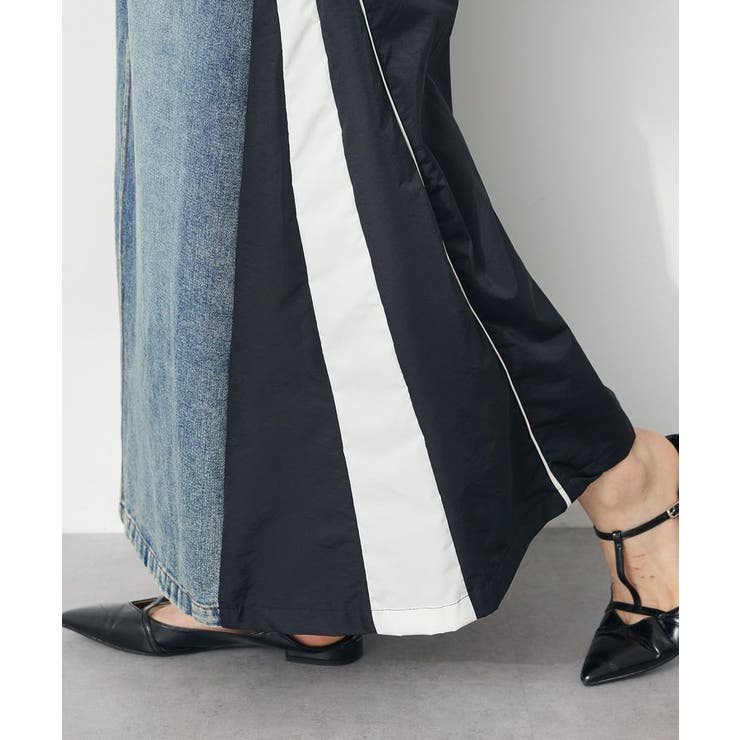 デニム切替異素材スカート | CRAFT STANDARD BOUTIQUE | 詳細画像25 