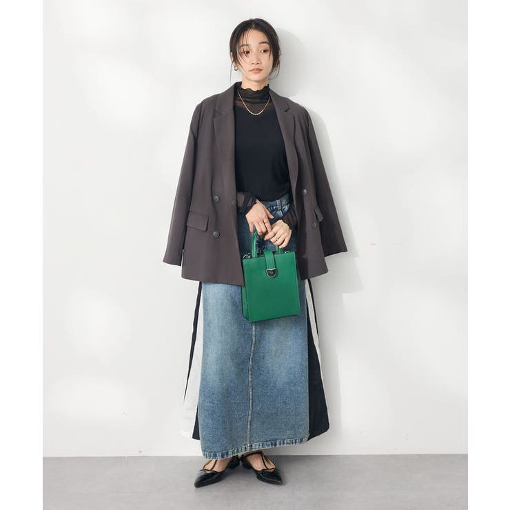 デニム切替異素材スカート | CRAFT STANDARD BOUTIQUE | 詳細画像18 