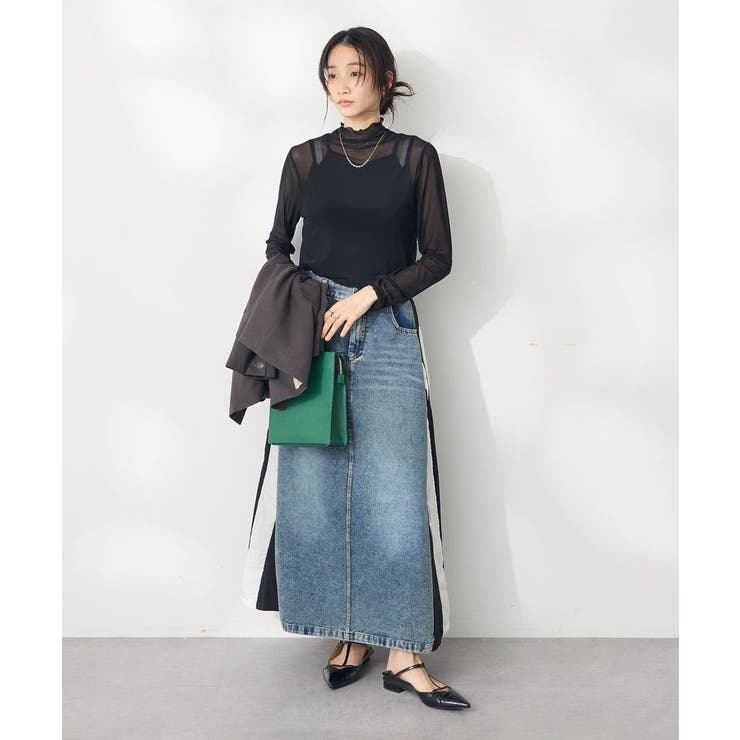 デニム切替異素材スカート | CRAFT STANDARD BOUTIQUE | 詳細画像19 