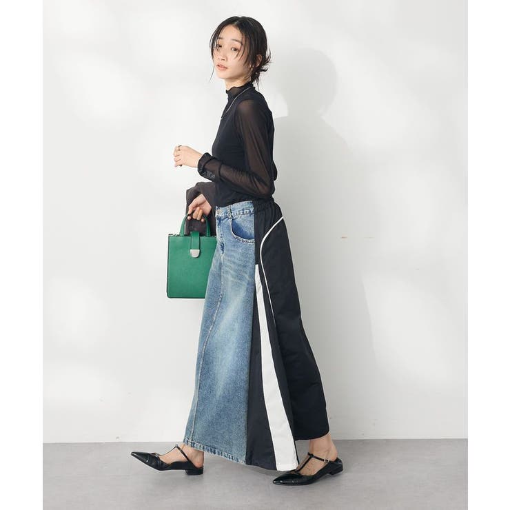 デニム切替異素材スカート | CRAFT STANDARD BOUTIQUE | 詳細画像20 