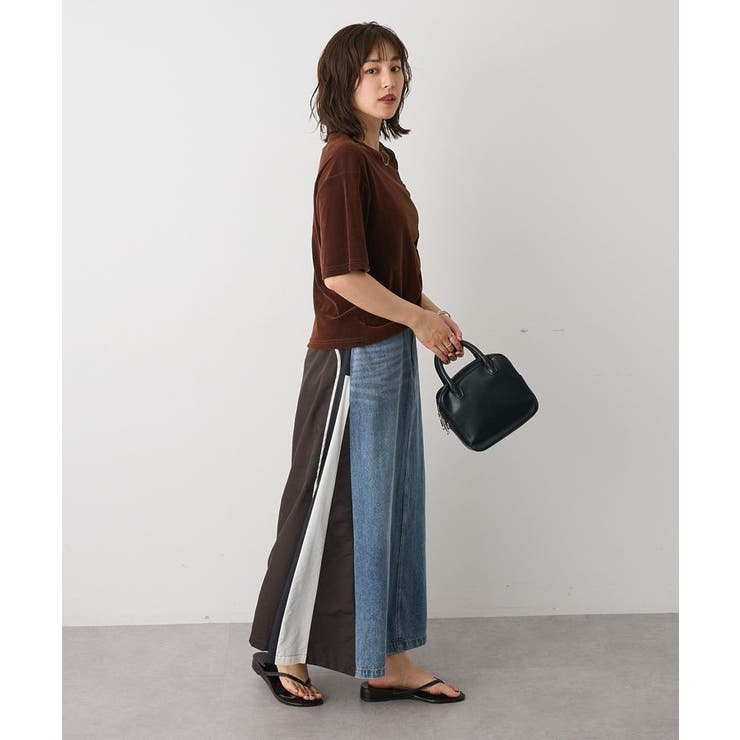 デニム切替異素材スカート | CRAFT STANDARD BOUTIQUE | 詳細画像6 