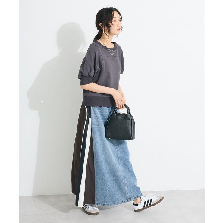 デニム切替異素材スカート | CRAFT STANDARD BOUTIQUE | 詳細画像9 