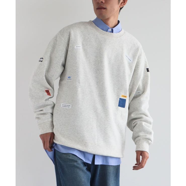 杢ホワイト | プリントロゴスウェット | CRAFT STANDARD BOUTIQUE