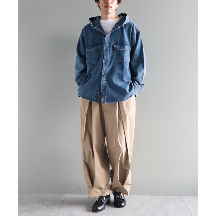 デニムフードシャツ | CRAFT STANDARD BOUTIQUE | 詳細画像10 