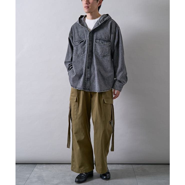 デニムフードシャツ | CRAFT STANDARD BOUTIQUE | 詳細画像4 