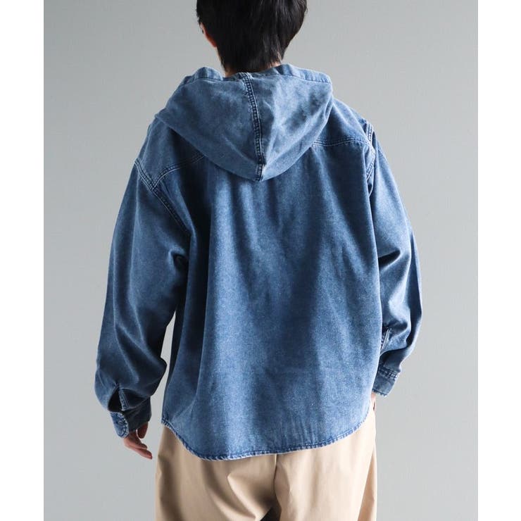 デニムフードシャツ | CRAFT STANDARD BOUTIQUE | 詳細画像9 