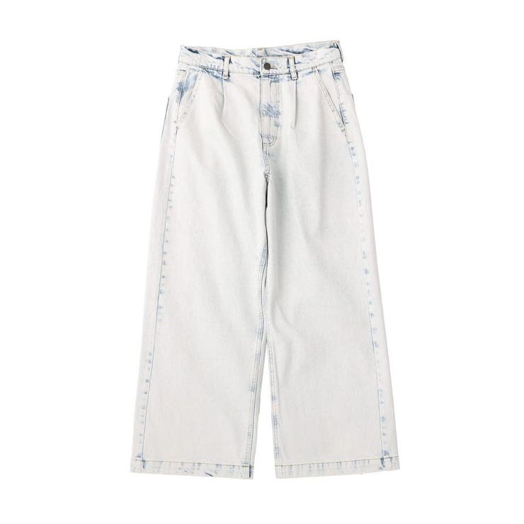 ハイブリーチケミカル加工デニムワイドパンツ | CRAFT STANDARD BOUTIQUE | 詳細画像12 