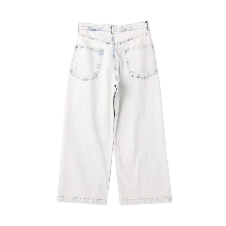 ハイブリーチケミカル加工デニムワイドパンツ | CRAFT STANDARD BOUTIQUE | 詳細画像13 