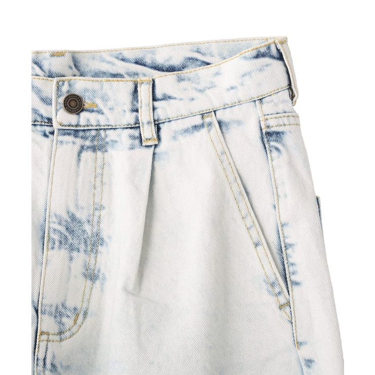 ハイブリーチケミカル加工デニムワイドパンツ | CRAFT STANDARD BOUTIQUE | 詳細画像15 