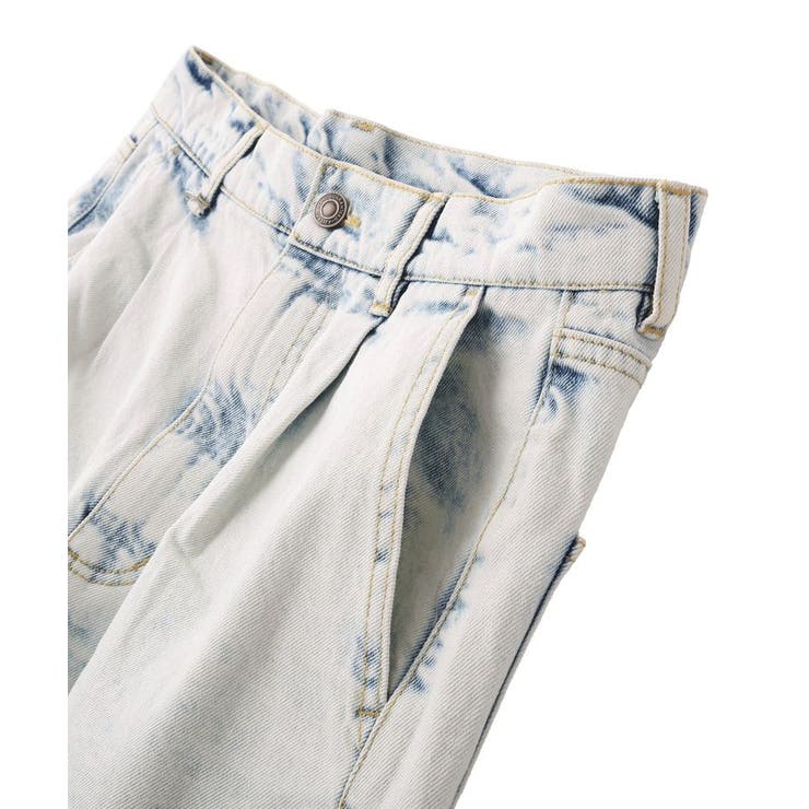 ハイブリーチケミカル加工デニムワイドパンツ | CRAFT STANDARD BOUTIQUE | 詳細画像20 