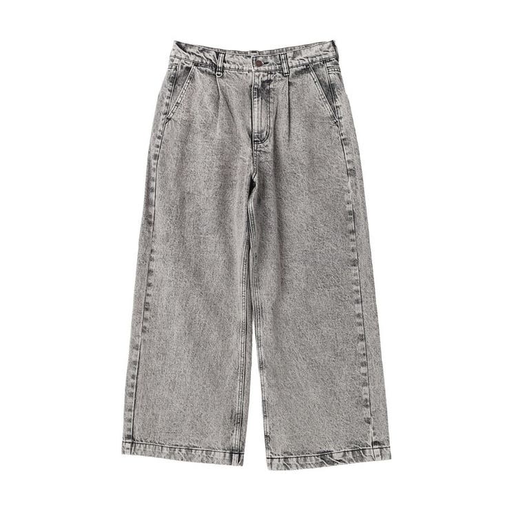 ハイブリーチケミカル加工デニムワイドパンツ | CRAFT STANDARD BOUTIQUE | 詳細画像23 