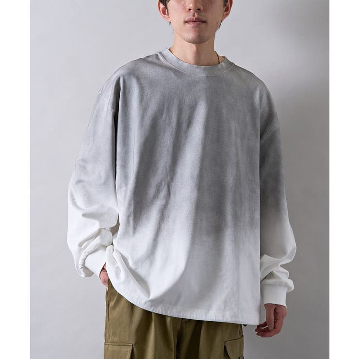 ホワイト | ヘビーウェイトグラデーションロンT | CRAFT STANDARD BOUTIQUE
