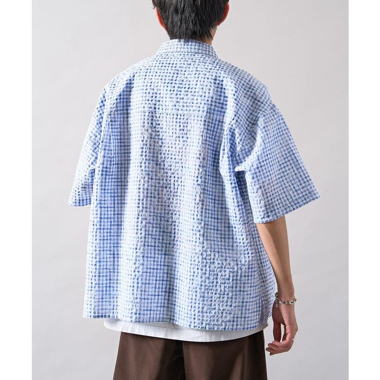 アソートミニチェックボクシー半袖シャツ | CRAFT STANDARD BOUTIQUE | 詳細画像9 