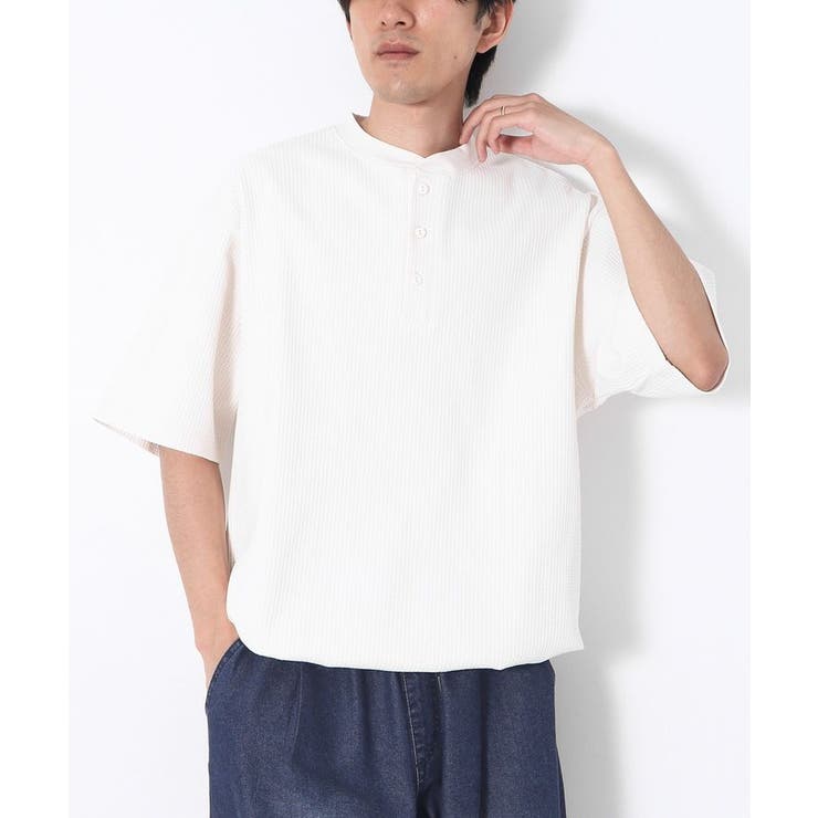 ホワイト | 吸水速乾 ヘンリーネック半袖T | CRAFT STANDARD BOUTIQUE