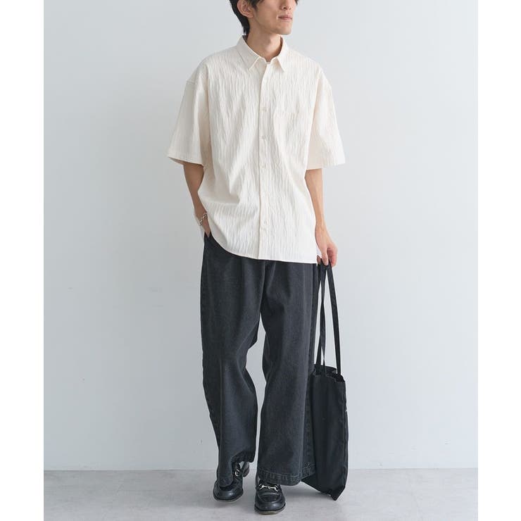 ジャカード柄半袖シャツ | CRAFT STANDARD BOUTIQUE | 詳細画像10 