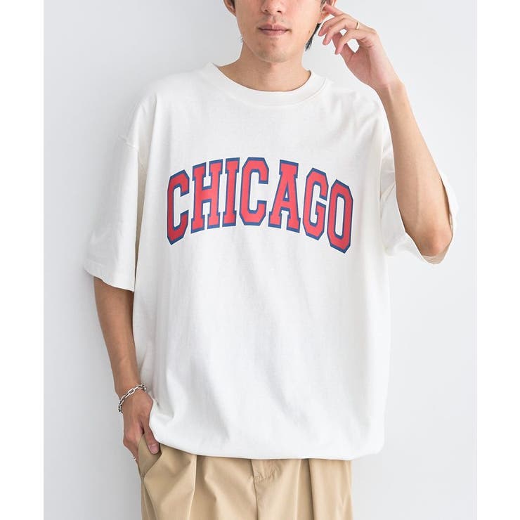 オフホワイト | カレッジロゴグラフィックTシャツ | CRAFT STANDARD BOUTIQUE