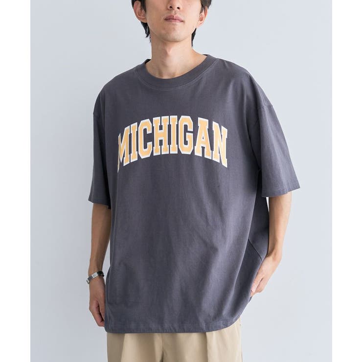 チャコールグレー | カレッジロゴグラフィックTシャツ | CRAFT STANDARD BOUTIQUE