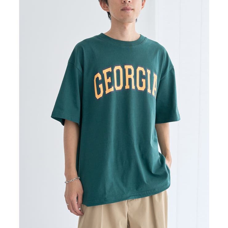 グリーン | カレッジロゴグラフィックTシャツ | CRAFT STANDARD BOUTIQUE