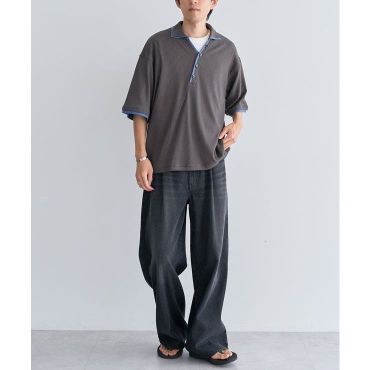 ダブルカラー変形ヘンリーネックT | CRAFT STANDARD BOUTIQUE | 詳細画像10 