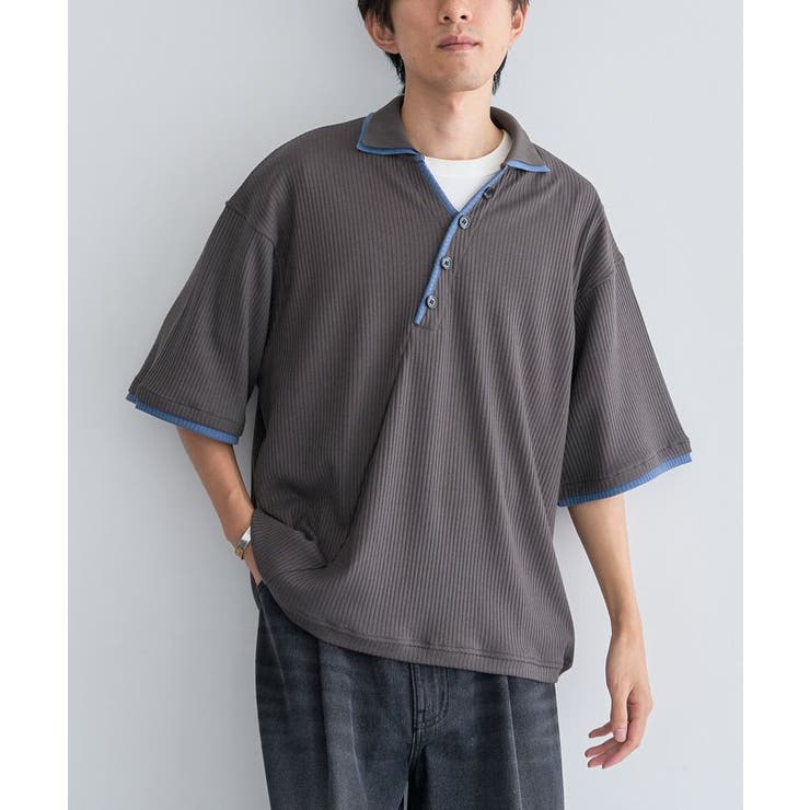 ダブルカラー変形ヘンリーネックT | CRAFT STANDARD BOUTIQUE | 詳細画像7 