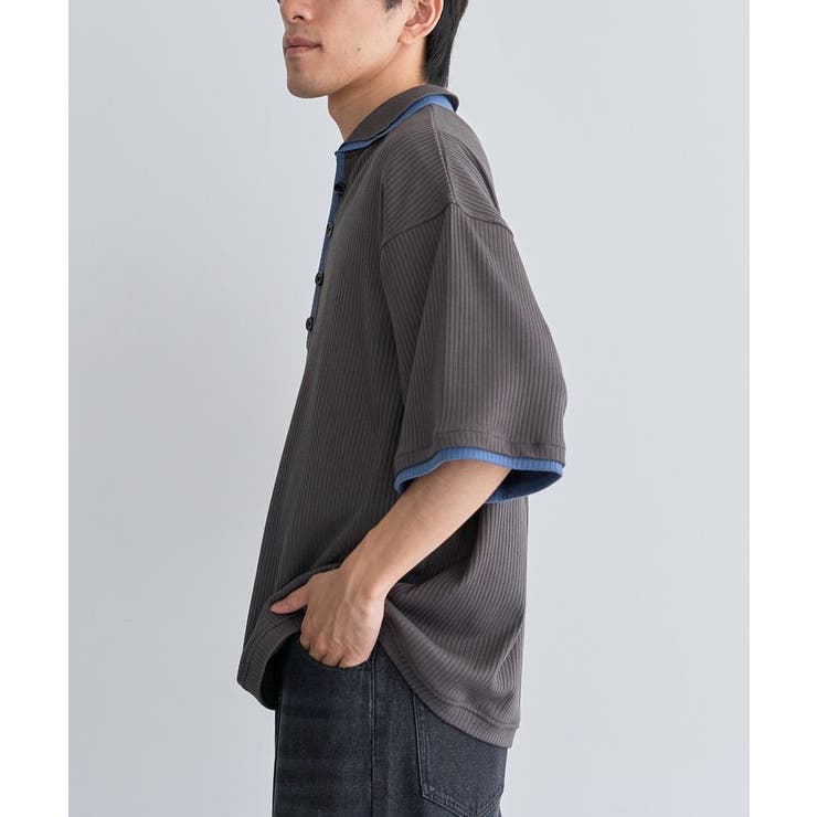 ダブルカラー変形ヘンリーネックT | CRAFT STANDARD BOUTIQUE | 詳細画像8 