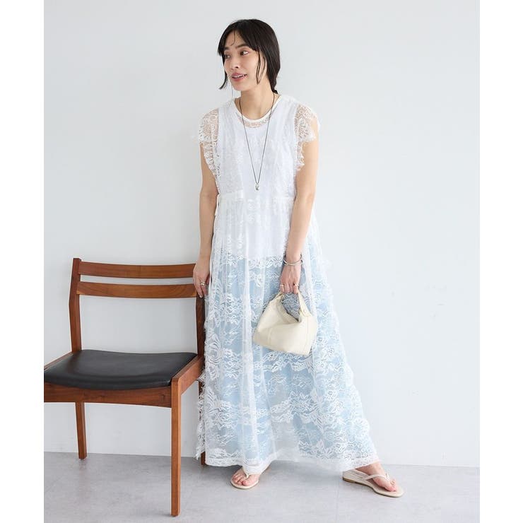 ウエストドロストレースレイヤードワンピース | CRAFT STANDARD BOUTIQUE | 詳細画像3 