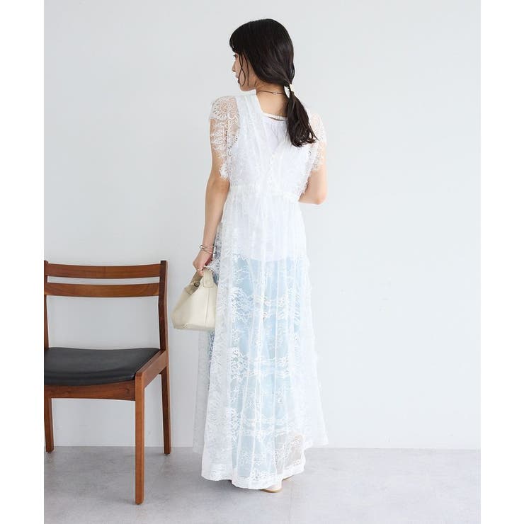 ウエストドロストレースレイヤードワンピース | CRAFT STANDARD BOUTIQUE | 詳細画像5 