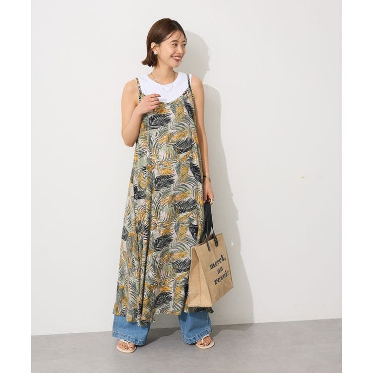 レーヨン総柄キャミワンピース | CRAFT STANDARD BOUTIQUE | 詳細画像2 