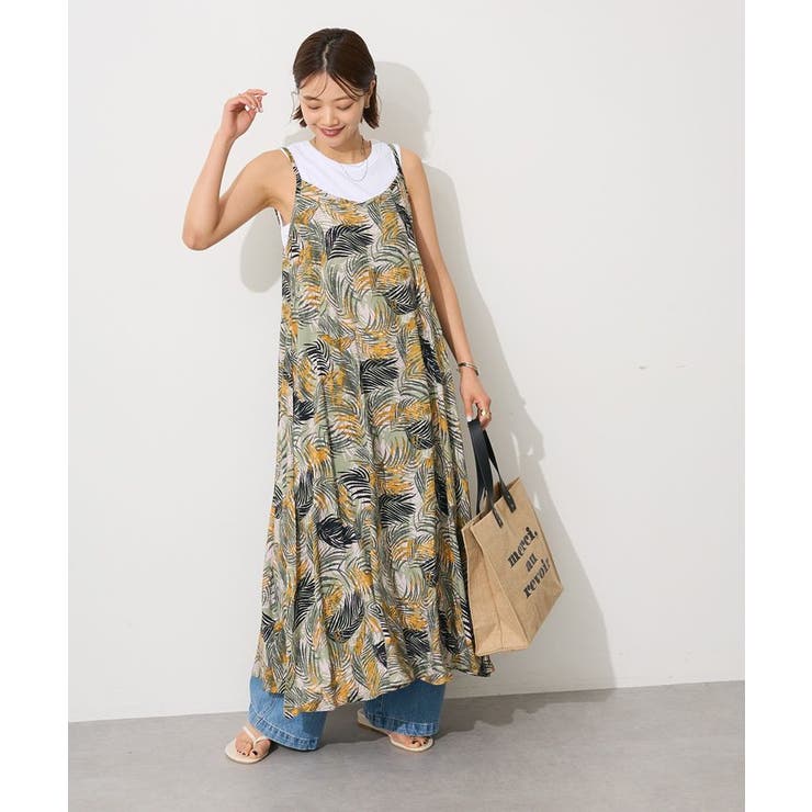 レーヨン総柄キャミワンピース | CRAFT STANDARD BOUTIQUE | 詳細画像3 