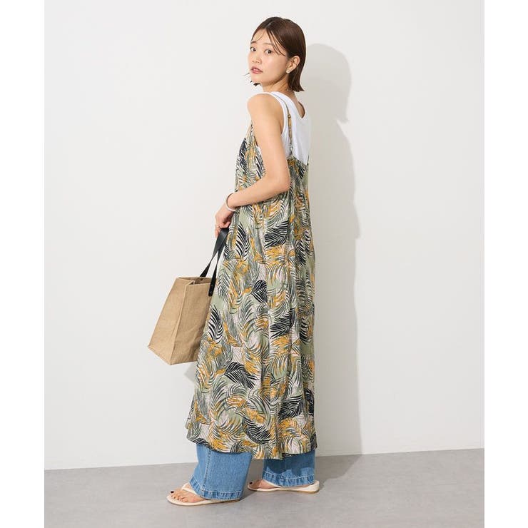 レーヨン総柄キャミワンピース | CRAFT STANDARD BOUTIQUE | 詳細画像4 