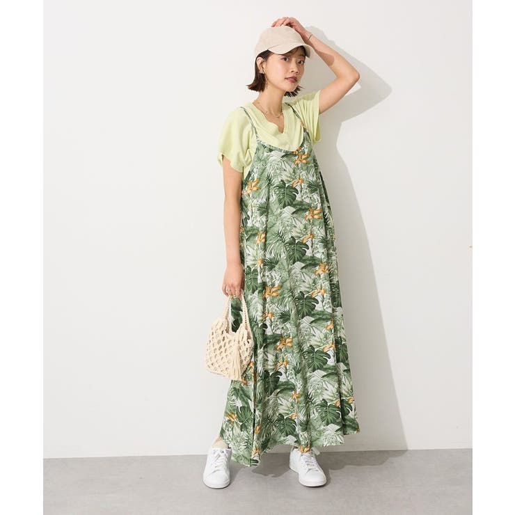 レーヨン総柄キャミワンピース | CRAFT STANDARD BOUTIQUE | 詳細画像7 