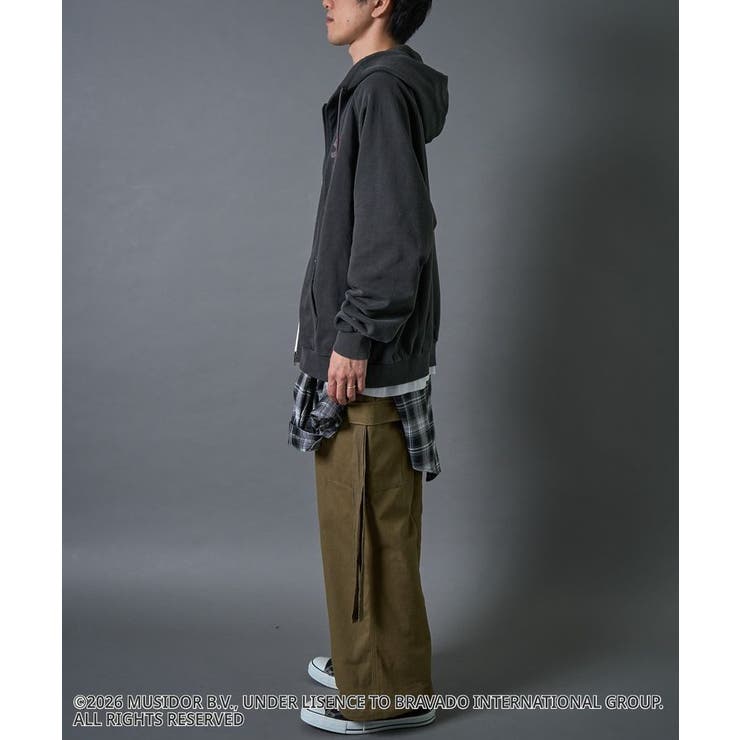 【ザ・ローリング・ストーンズ】ピグメントスウェットZIPパーカー | CRAFT STANDARD BOUTIQUE | 詳細画像12 