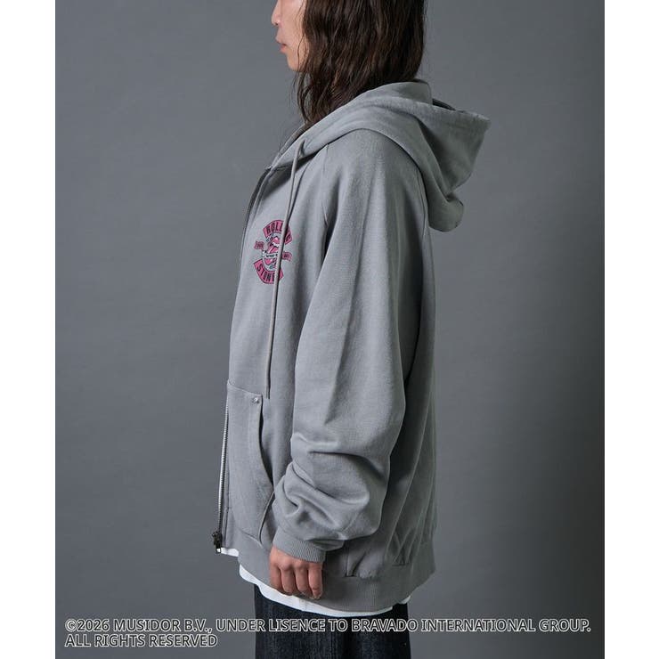 【ザ・ローリング・ストーンズ】ピグメントスウェットZIPパーカー | CRAFT STANDARD BOUTIQUE | 詳細画像3 