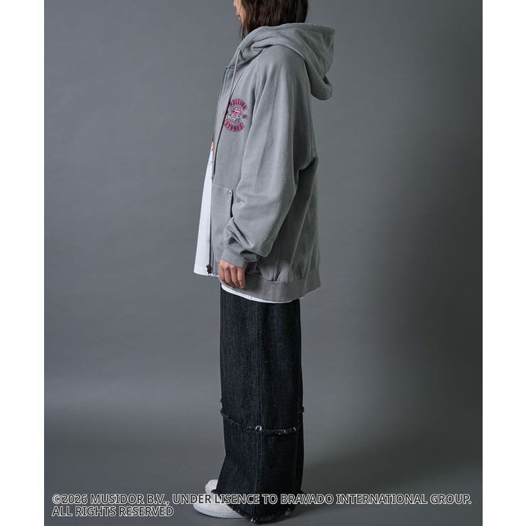 【ザ・ローリング・ストーンズ】ピグメントスウェットZIPパーカー | CRAFT STANDARD BOUTIQUE | 詳細画像6 