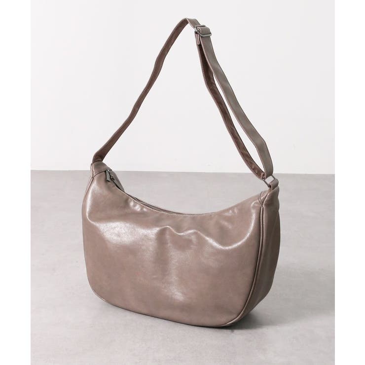 グレーベージュ | fulcro Rアーチ型ショルダーバッグ L | CRAFT STANDARD BOUTIQUE
