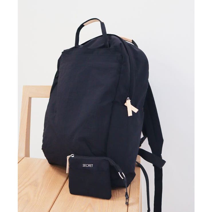 ブラック | 12ポケット 多収納リュック（ポーチ付き） | CRAFT STANDARD BOUTIQUE