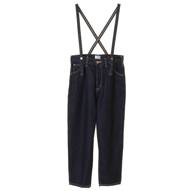 Lee×earthサスペンダー付きデニムパンツ[品番：EMEW0009278