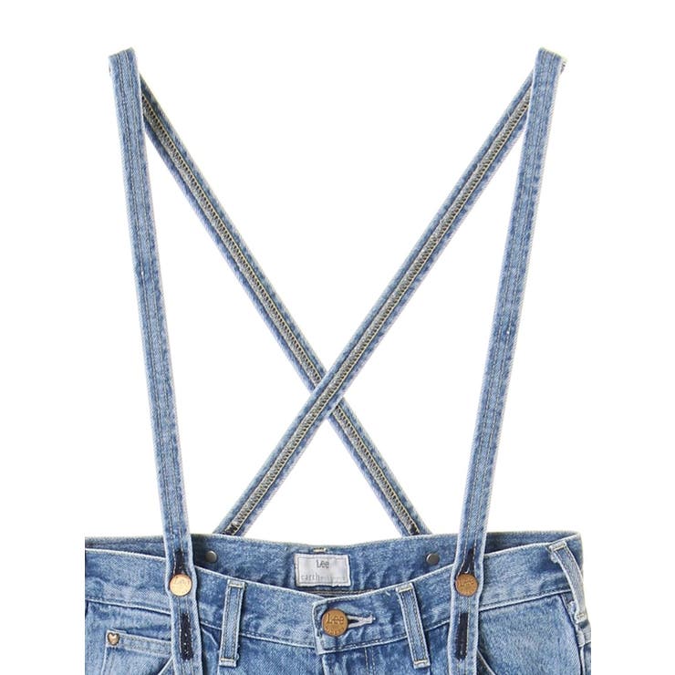 Lee×earthサスペンダー付きデニムパンツ[品番：EMEW0009278]｜earth