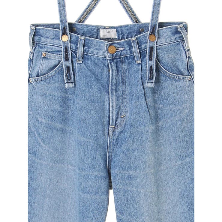 Lee×earthサスペンダー付きデニムパンツ[品番：EMEW0009278]｜earth