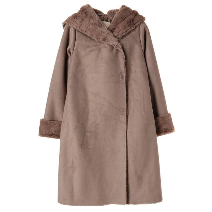 フェイクムートンコート(フード)[品番：EMEW0012132]｜earth