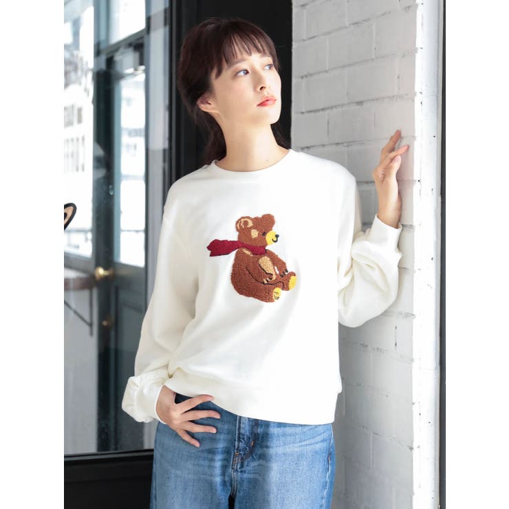 ♡ WONDERFUL WORLD くま 刺繍 キルティング ブルゾン ♡ ♡ WONDERFUL