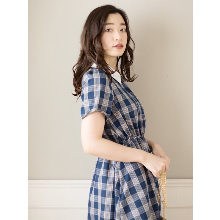 クレリックカラーチェックワンピース 品番 Emew Earth Music Ecology アースミュージックアンドエコロジー のレディースファッション通販 Shoplist ショップリスト