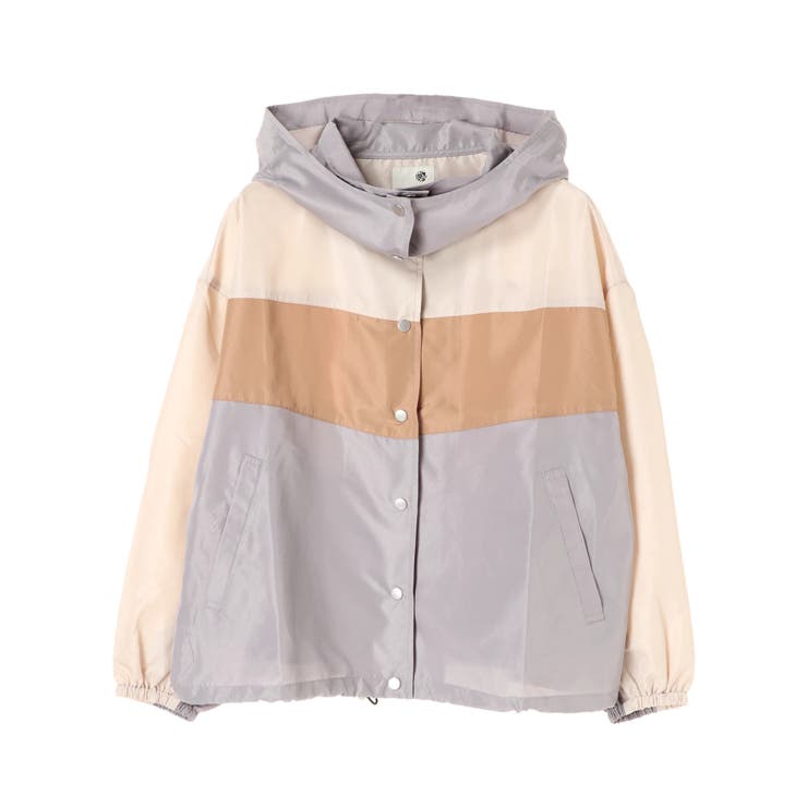 ZARA カラーブロックジャケット うも