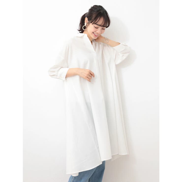 フレンチリネンブレンドシャツワンピース 品番 Emew Earth Music Ecology アースミュージックアンドエコロジー のレディースファッション通販 Shoplist ショップリスト