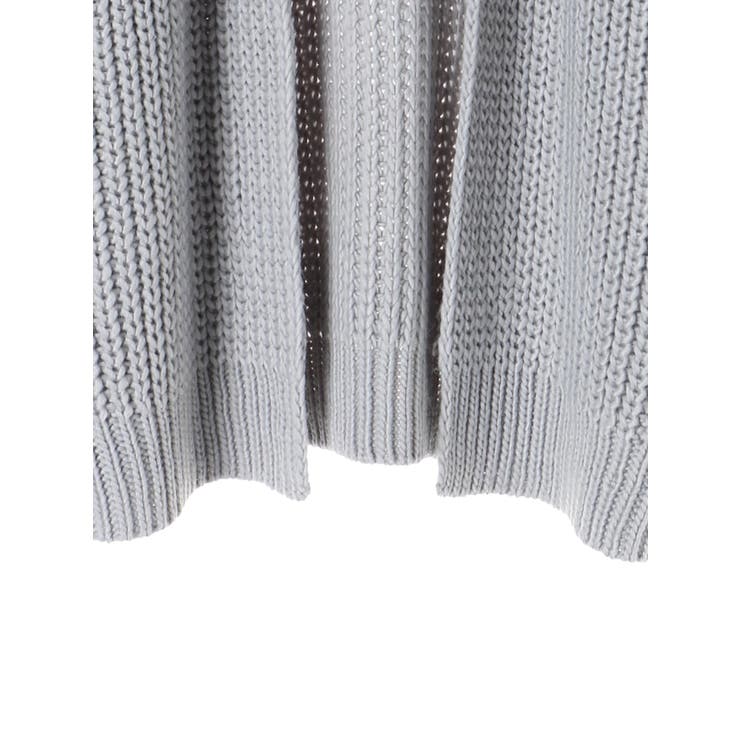 ・ざっくりミドルニットカーディガン | earth music&ecology  | 詳細画像19 