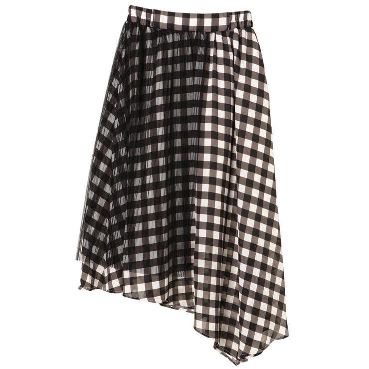 チュールレイヤードプリーツスカート[品番：EMEW0015795]｜earth  