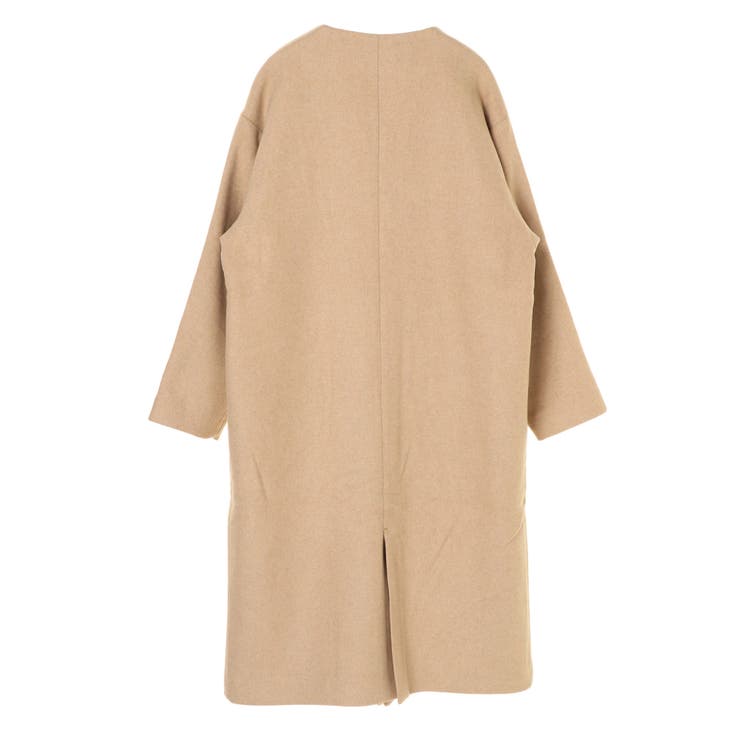 Vネックウールブレンドコート[品番：EMEW0019289]｜earth