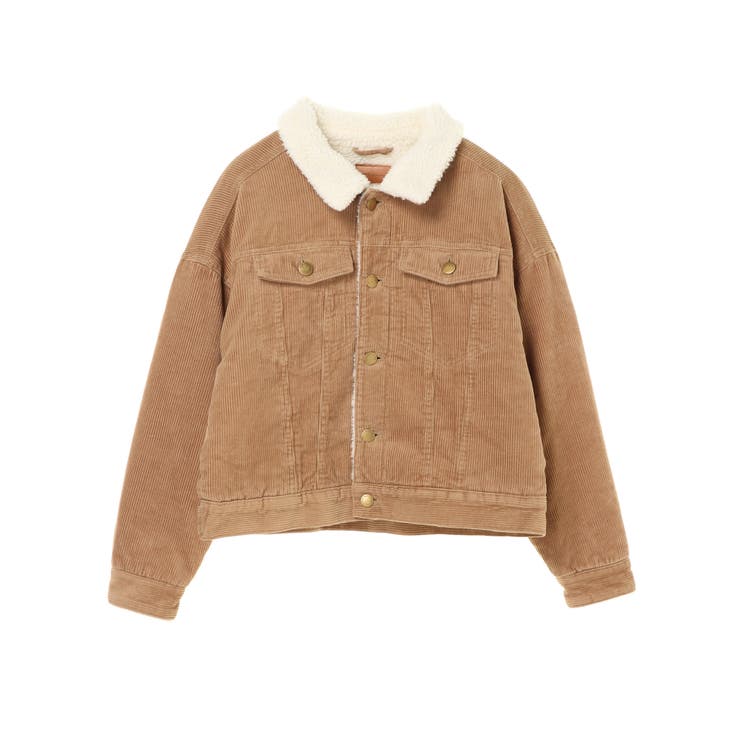 【美品】ドルチェアンドガッバーナ　ボアジャケット　コーデュロイ　ベージュ　M ボアラインド コーデュロイジャケット - ベージュ - レディース | H&M JP